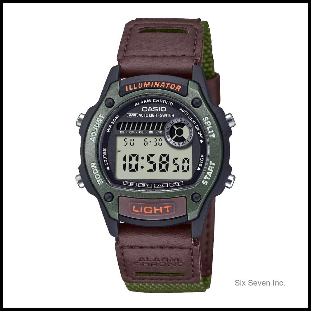 Digital Watch Retro Chronograph LED Backlight Alarm Water Resistant Classic